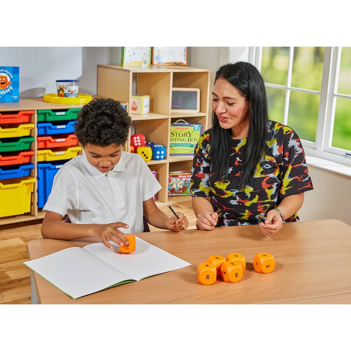 **24 Hour Clock Cubes - Pack Of 6 - ABC School Supplies