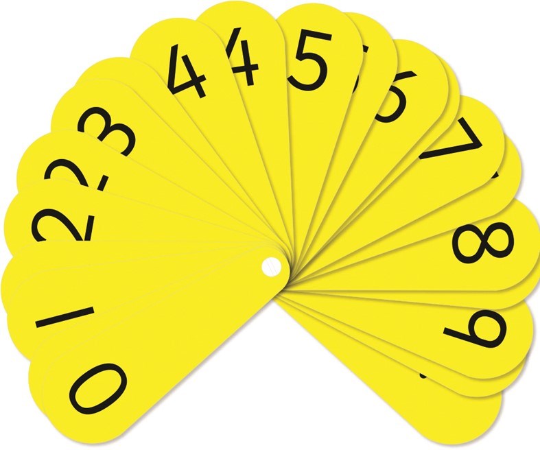 Pupil Number Fans - Pack of 30