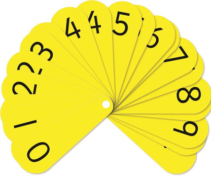 Pupil Number Fans - Pack of 30