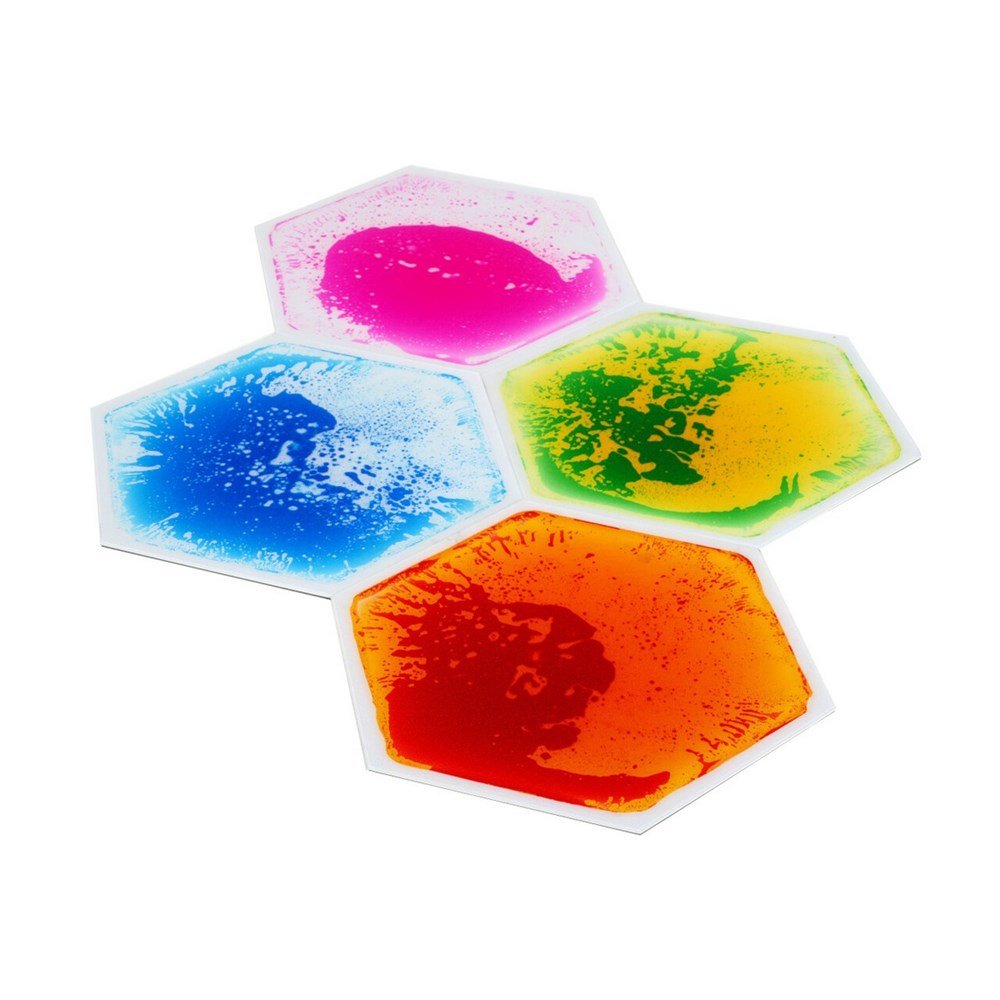 4 HEXAGONAL LIQUID TILE - ABC School Supplies