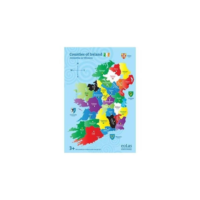 Wooden Counties of Ireland Jigsaw Puzzle