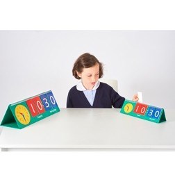 TELL TIME FLIP CHART - STUDENT