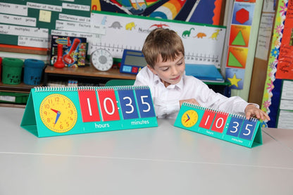Edx Tell The Time Flip Charts Teachers Edition