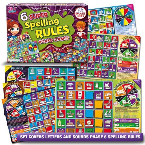 **6 Super Spelling Rules Games - ABC School Supplies