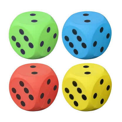 Large Foam Dice 14cm Value Set of 4