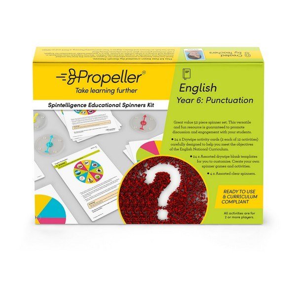**6th Class - Punctuation Spinner Kit - ABC School Supplies