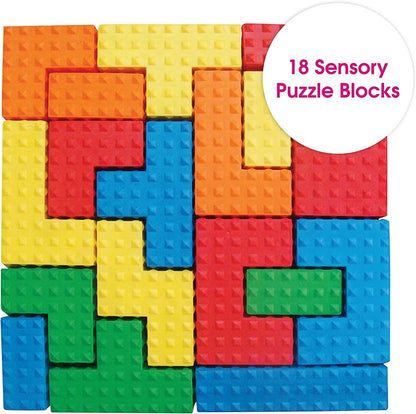 Edushape Sensory Puzzle Blocks