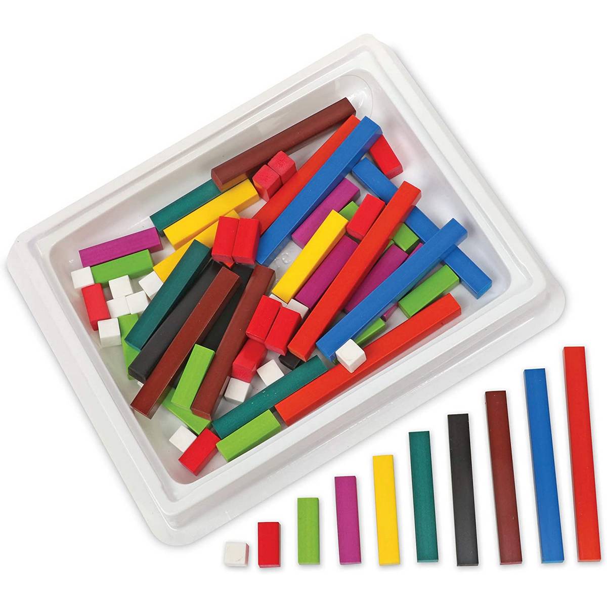 Learning Resources Cuisenaire Rods Wooden Rods Introductory Set