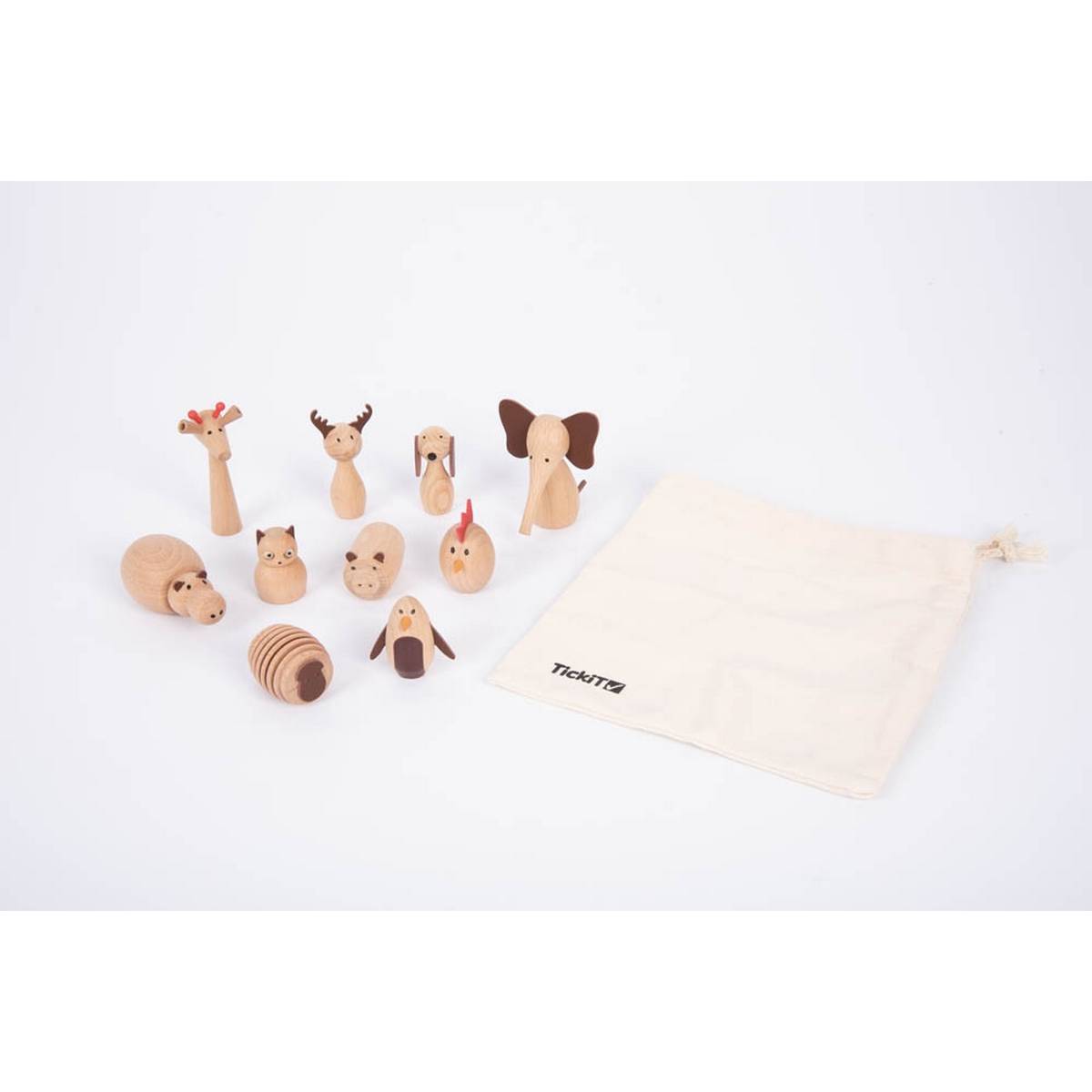 Wooden Animal Friends