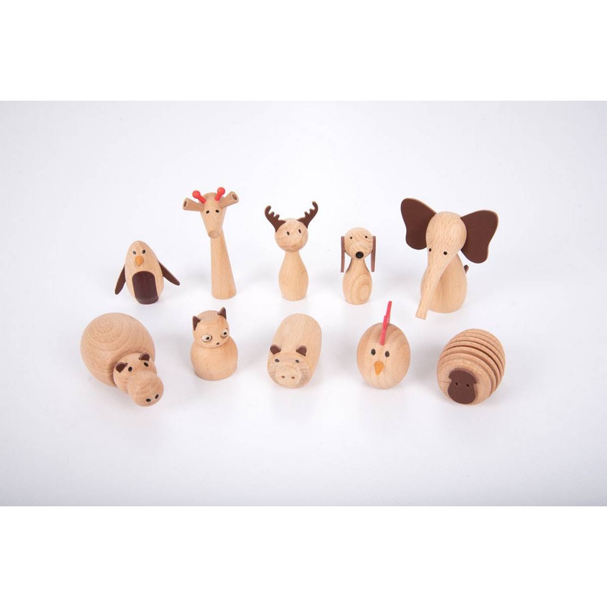 Wooden Animal Friends