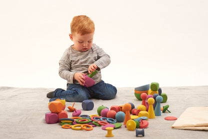 Rainbow Wooden Super Set
