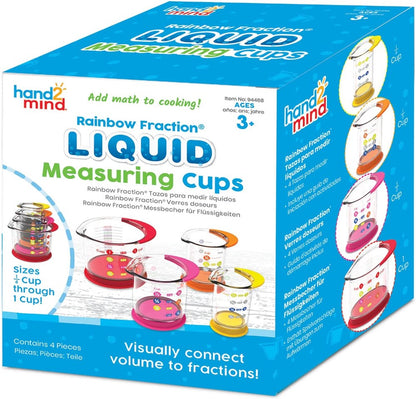 Rainbow Fraction® Liquid Measuring Cups