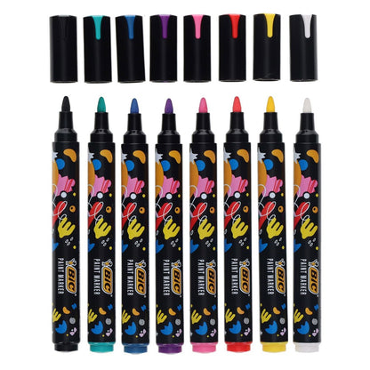 BIC Intensity Paint Markers - Vivid Colours Pack of 8