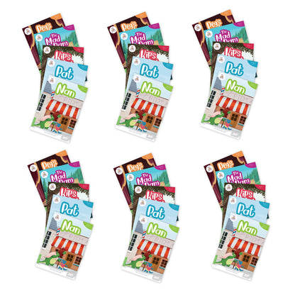 BiDee Phonics Decodable Readers  Series 1 Complete Classroom Kit (180 Books)