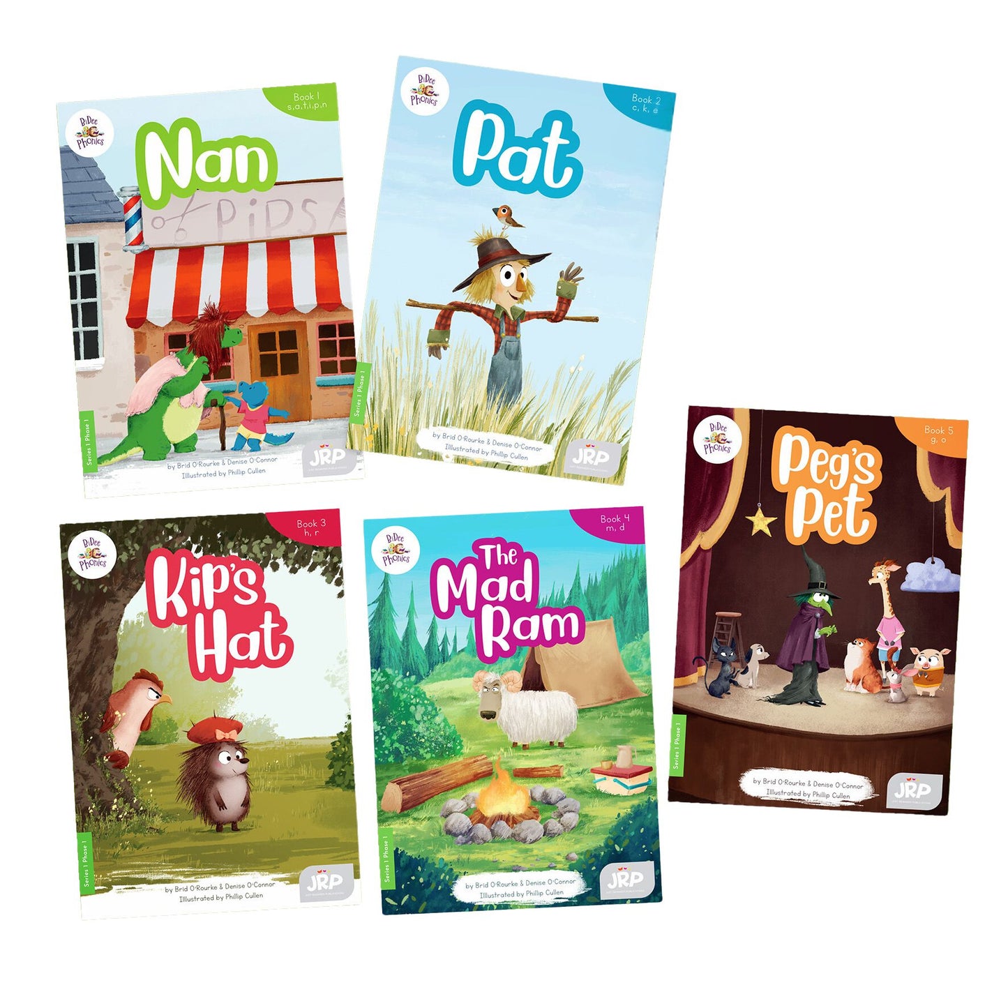 BiDee Phonics Decodable Readers  Complete Kit Series 1 & 2 (50 Single Titles)