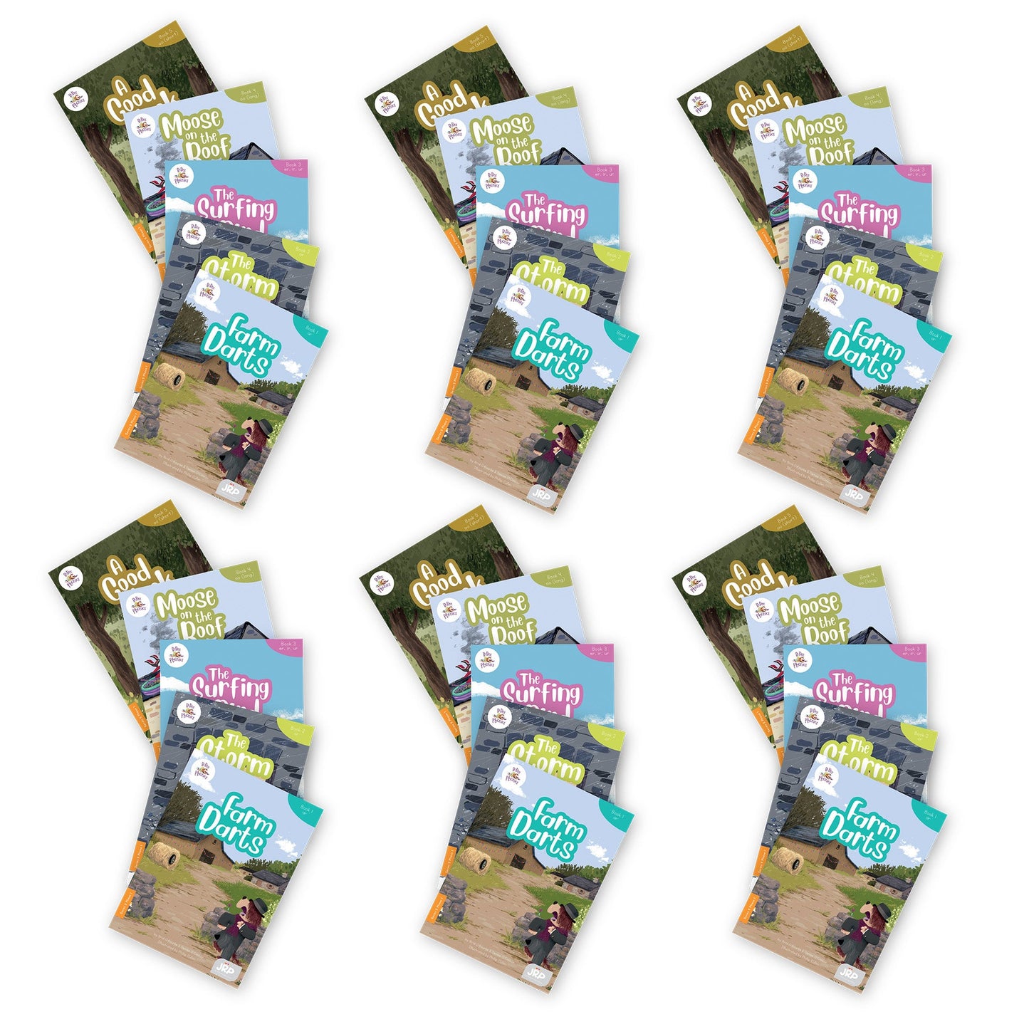 BiDee Phonics Decodable Readers  Series Complete Classroom Kit Series 1 & 2 (300 Books)