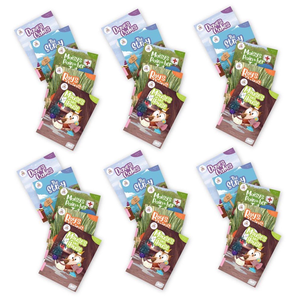 BiDee Phonics Decodable Readers  Series 2 Complete Classroom Kit (120 Books)