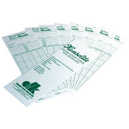 Henselite Bowls Score Cards (Pack of 100)