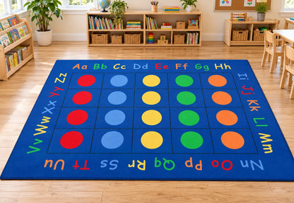 Alphabet Rectangular Carpet 257x180cm