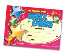 **Just Rewards Certificates My Teacher Say's Well Done