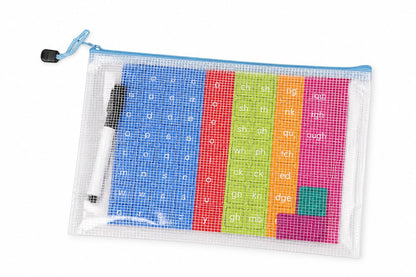 UFLI Magnetic Dry Erase Boards with Magnetic Letter Tiles 142pcs - 5 Student Pack
