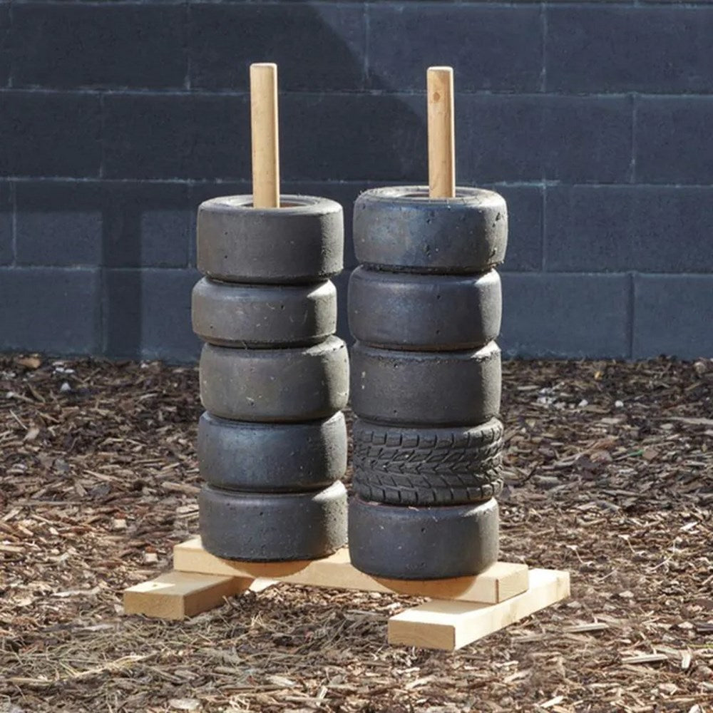 Cosy Wooden Stand For Tiny Tyres