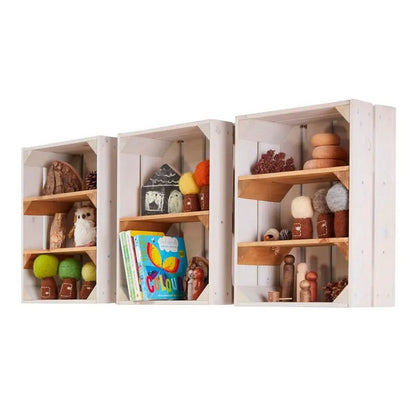 Two Toned Slim Crates 3Pk