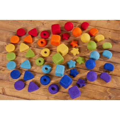 Cosy Feltalas Loose Parts Rainbow Chunks