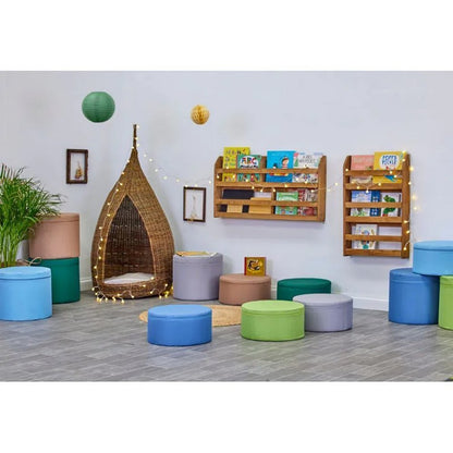 Cosy Curiosity Flat Fencing Wall Book Case Vertical
