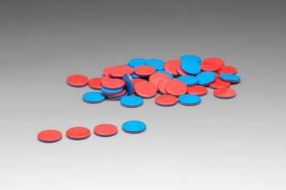 Red and Blue Counter Pack of 50