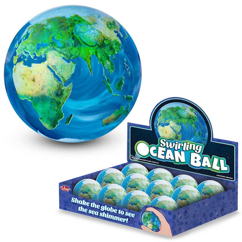 **Swirly World Bouncy Ball