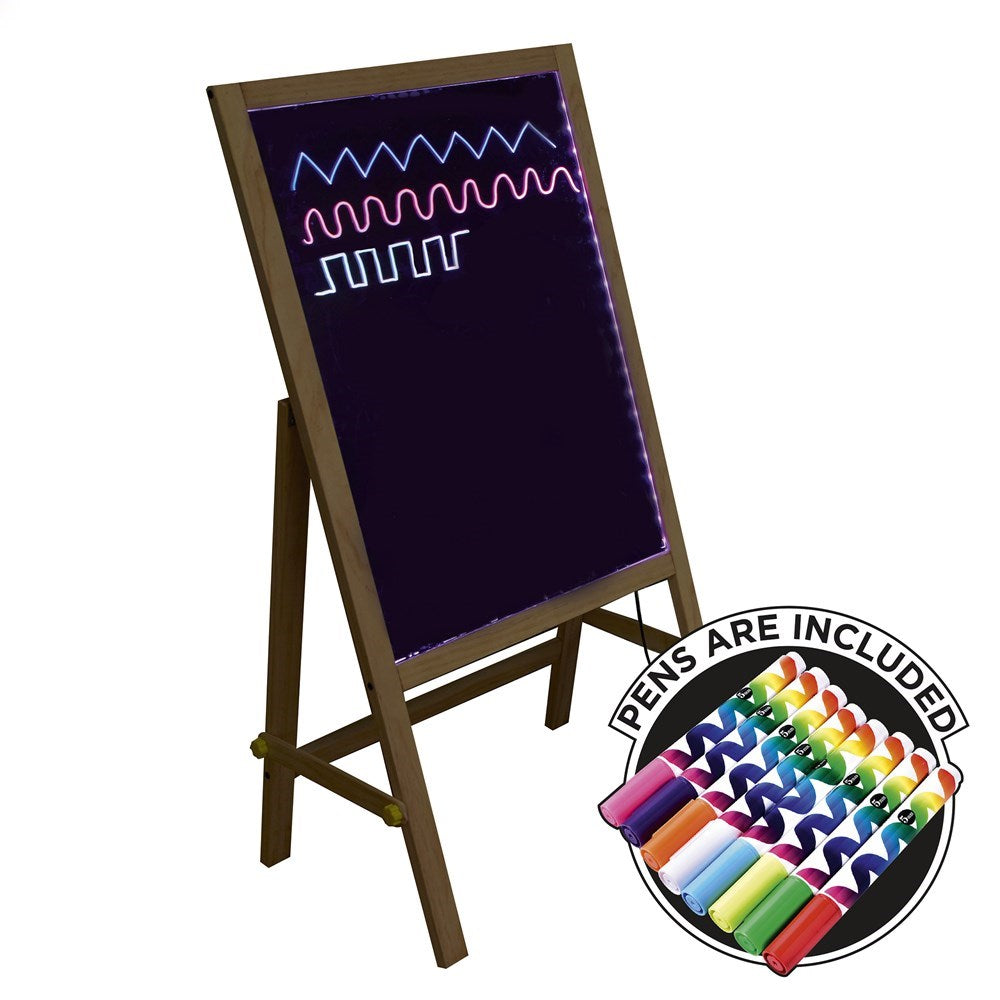 **Wooden Glow Writer Easel
