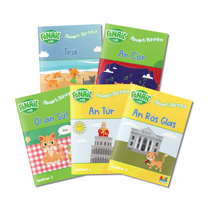 Fonaic le Fis Abairtí Beaga - Decodable Readers Complete Classroom Kit (180 Books)