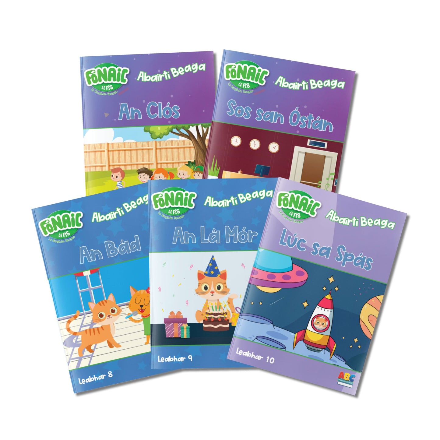 Fonaic le Fis Abairtí Beaga - Decodable Readers Complete Classroom Kit (180 Books)