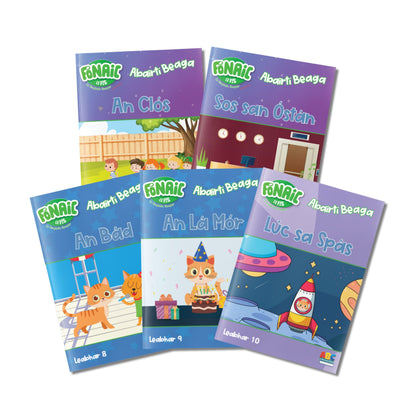 Fonaic le Fis Abairtí Beaga - Decodable Readers Complete Classroom Kit (180 Books)