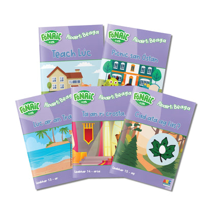 Fonaic le Fis Abairtí Beaga - Decodable Readers Complete Classroom Kit (180 Books)