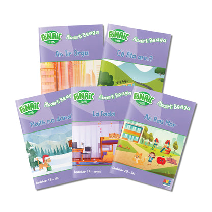 Fonaic le Fis Abairtí Beaga - Decodable Readers Complete Classroom Kit (180 Books)