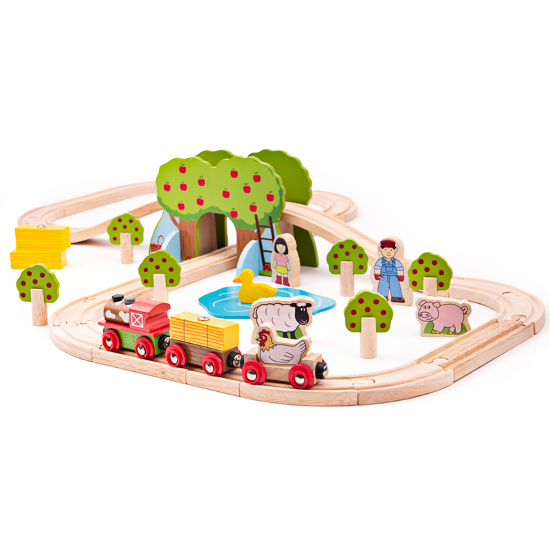 Bigjigs Farm Train Set