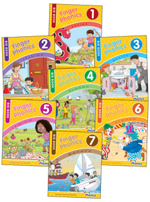 Jolly Phonics Finger Phonics Big Books 1-7