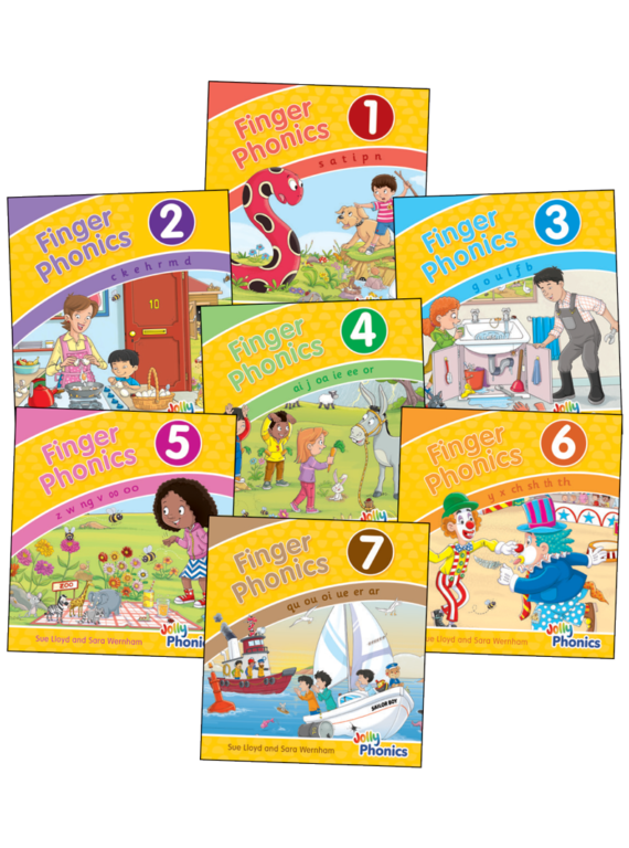 Finger Phonics Books 1-7