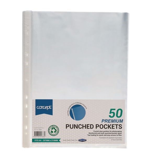 Premier Office A4 Polypockets Pack of 50