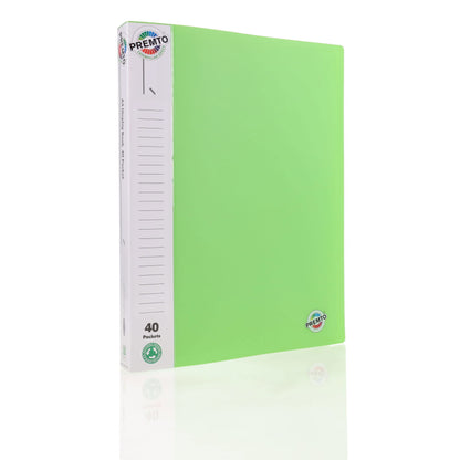 Premto A4 40 Pocket Display Book Pack of 3