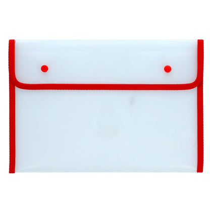 Concept A4 Heavy Duty Button Document Wallet