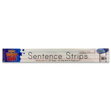 Wipe-off Reusable Sentence Strips 3"x24" - White