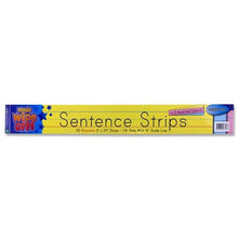Wipe-off Reusable Sentence Strips 3"x24" - Coloured Pack of 30