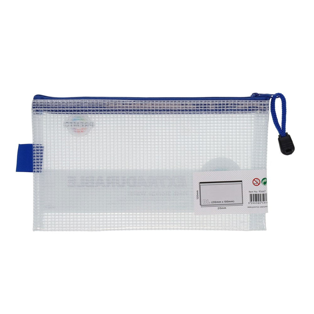 Premto DL+ Size Extra Durable Mesh Wallet - Clear Pearl