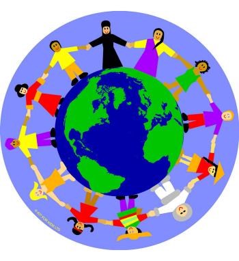 Children of the World Multi-Cultural Play Mat 2 metres