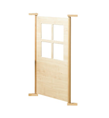 Maple Effect Play Panels - Square Window (Single Play Panel)