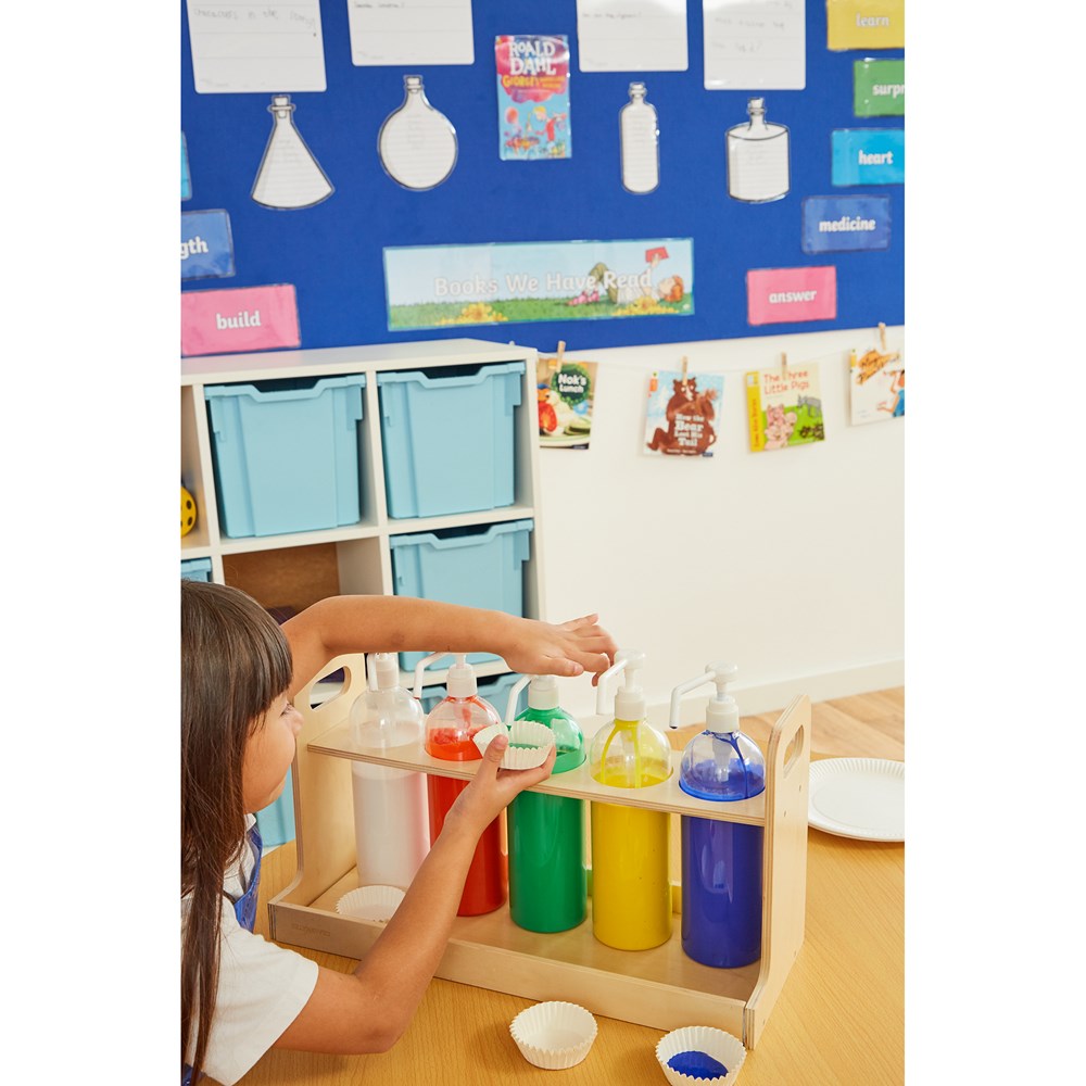 Classmates Paint Dispenser and 5 Pots
