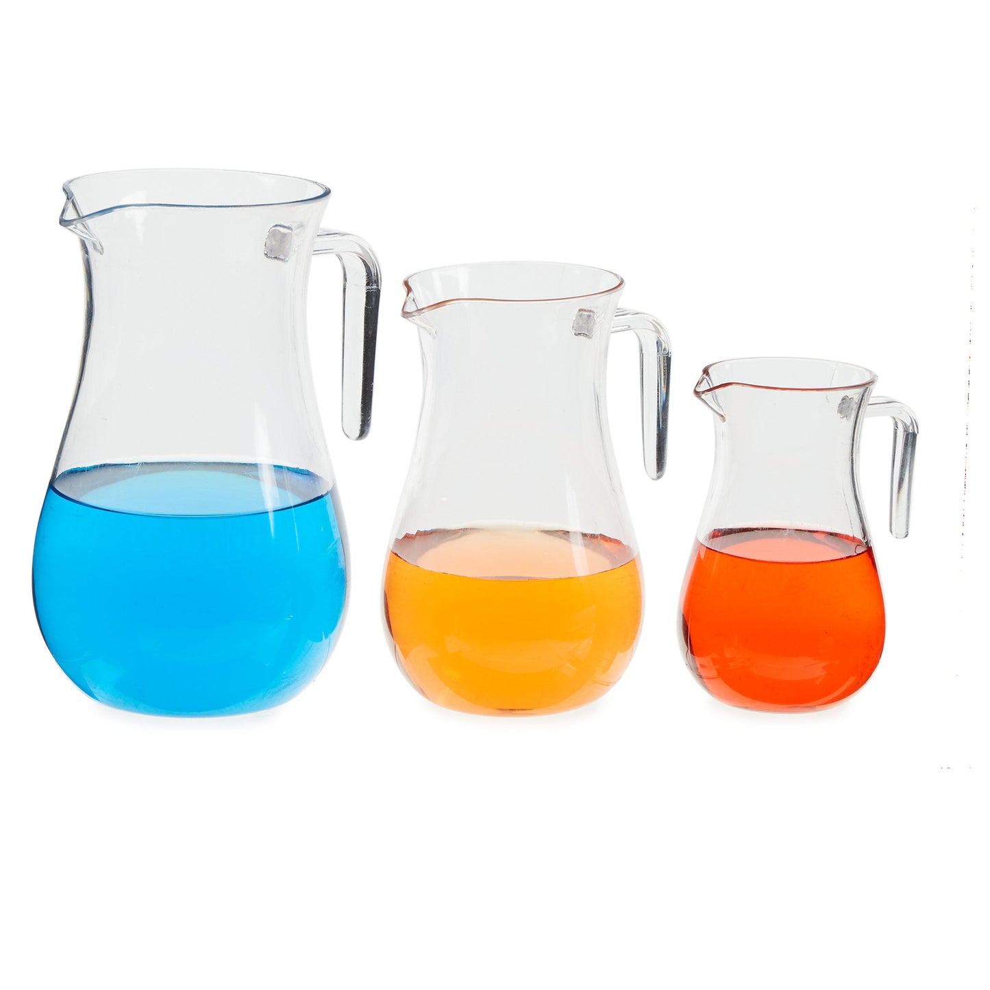 Transparent Jugs Pk 3